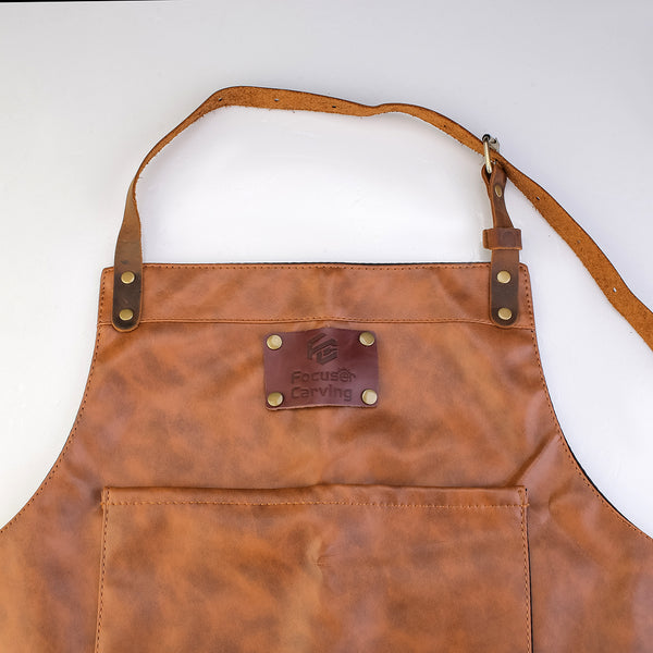 PU+Leather Carving Apron For Wood Carver FC201
