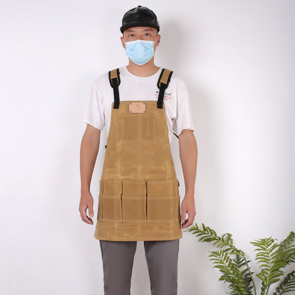 Wax Canvas Apron For Wood Working FC202