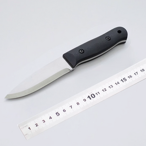 Scandi Grind 52100 CPM-3V Steel Straight Blade Bushcraft Outdoor Knife With Sheath FC133