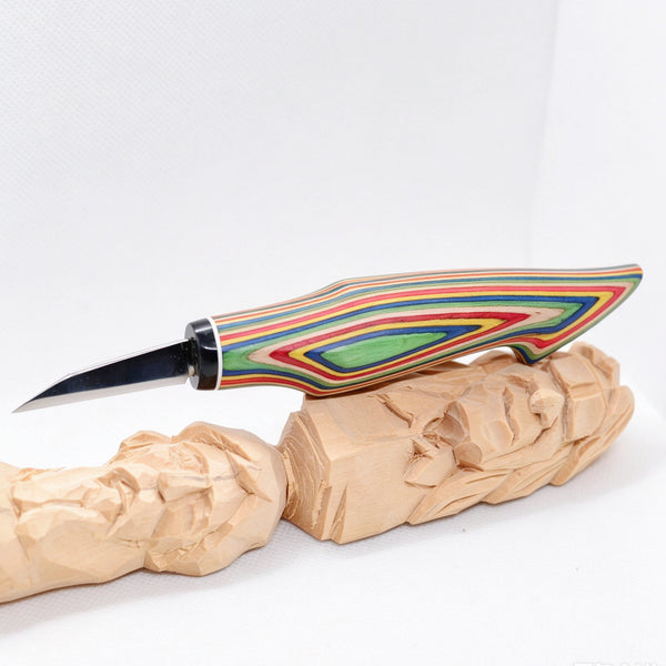 FC129 Pro <50PCs Limited Edition > Special Handle Colorful Wood Whittling Knives