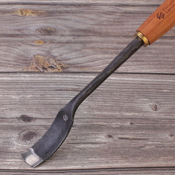 FC851 Forged 52100 Steel Kuksa Bent Gouge