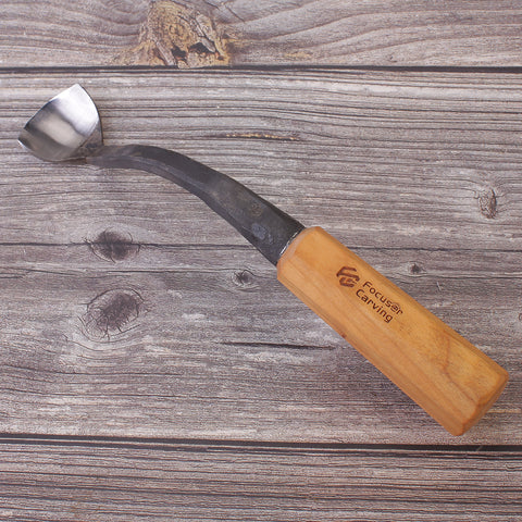 FC848 Small 52100 FORGED STEEL SWAN NECK Carving Gouges
