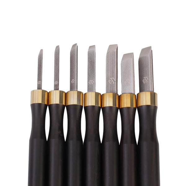 S18 Wood Carving V Chisels 60° 7Pcs/Set